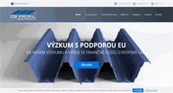Desktop Screenshot of cbprofil.cz