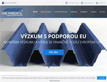 Tablet Screenshot of cbprofil.cz